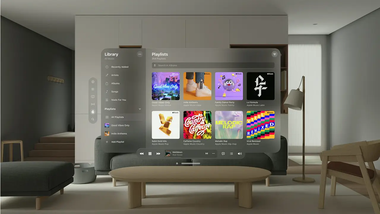 UI/UX services for music library interface design