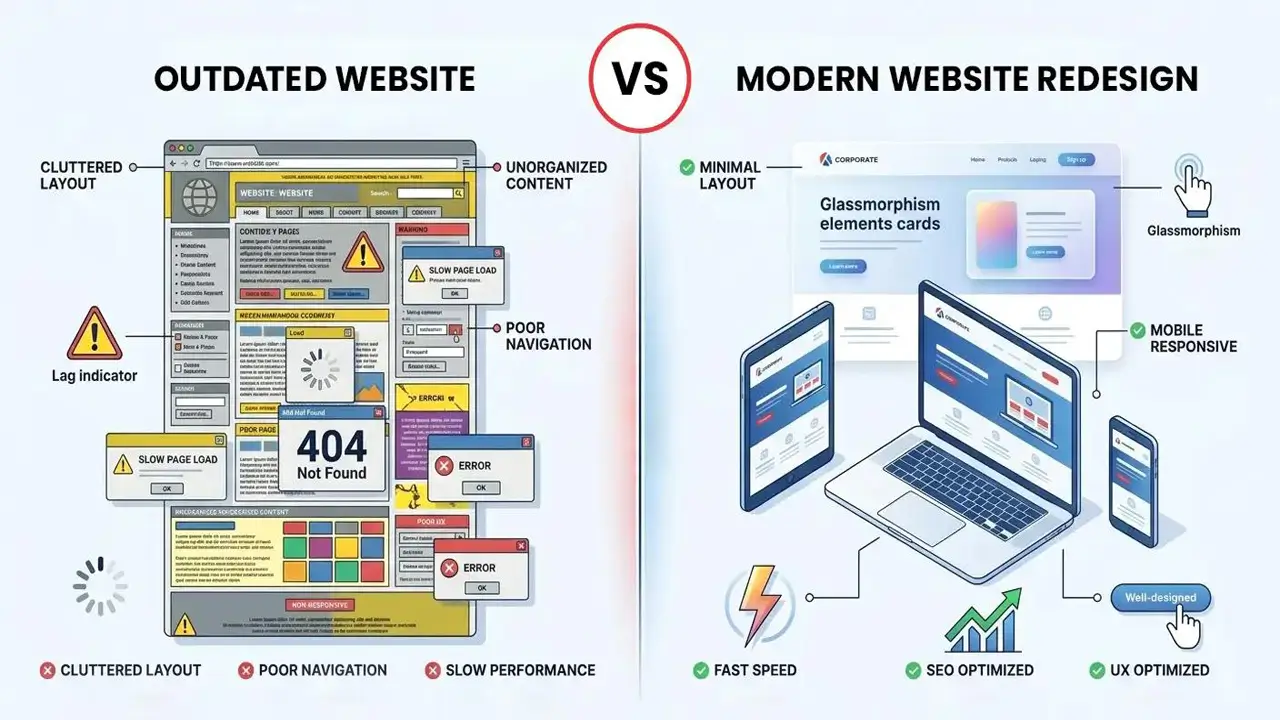 outdated website