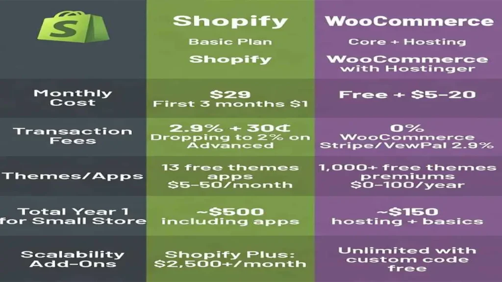 WooCommerce vs Shopify